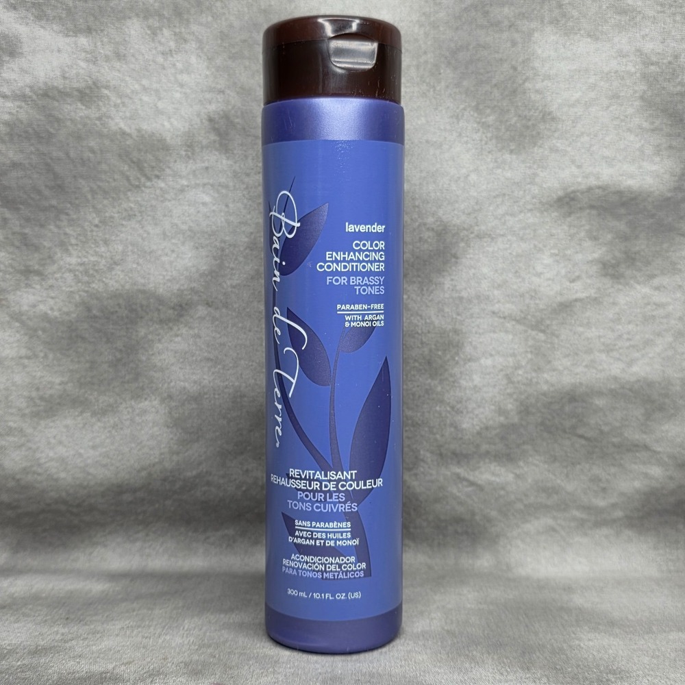 Bain De Terre Lavender Color Enhancing Conditioner For Brassy tones 10.1 oz